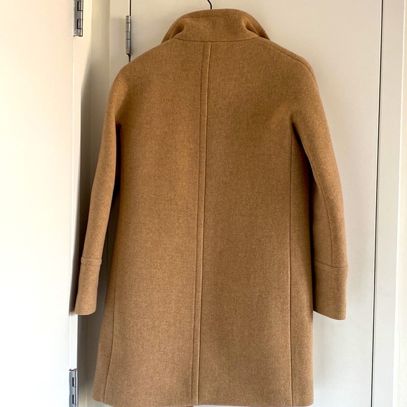 JCrew Super Warm winter jacket, Tan color goes well with everything, like new - Picture 2 of 3